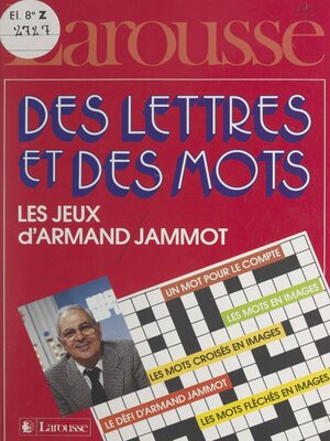 cover image of Des lettres et des mots